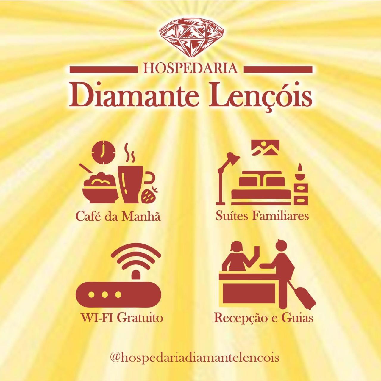 Hospedaria Diamante Lencois Esterno foto